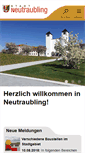 Mobile Screenshot of neutraubling.de